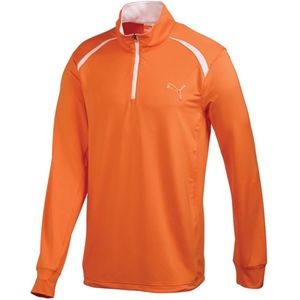 Orange Puma Fleece 1/4 Zip Popover
